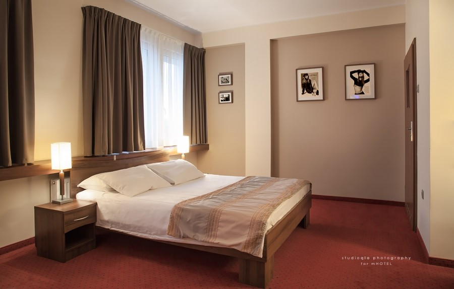 Fotografia wnętrz<br>mHOTEL Łódź<br>studioqla 2014